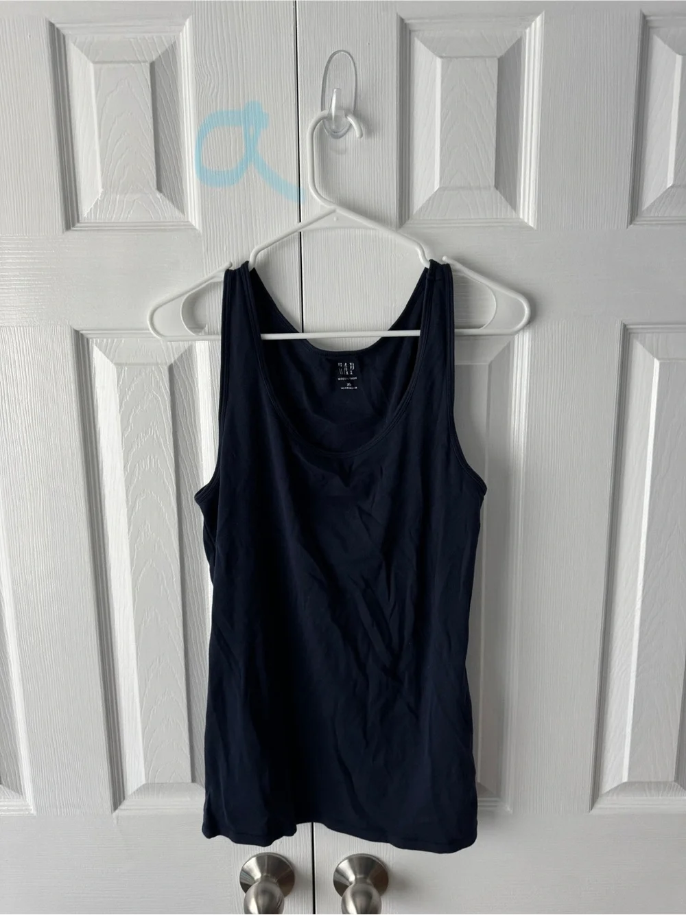 4 pc Bundle Gap Navy Blue Tank Tops XL Supima Cotton Blend Set of 4